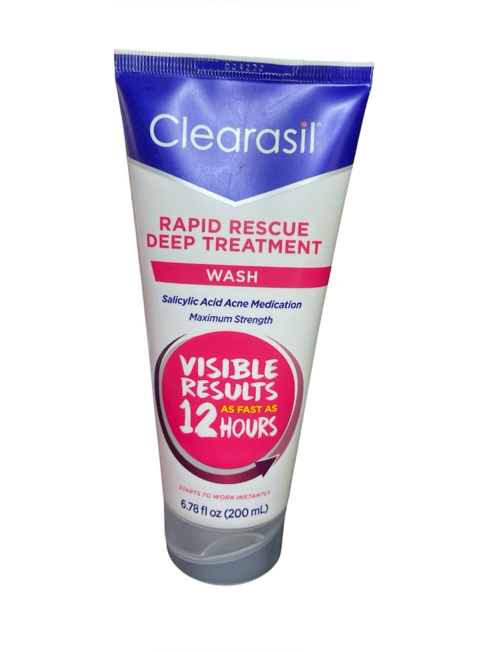 Clearasil Rapid Rescue Wash Deep Treatment 2% Salicylic Acne Face Wash Cleanser